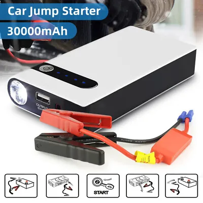 Portable Car Battery Jump Starter 12Volt 30000mAh Car Starting Device Power Pack • $49.55