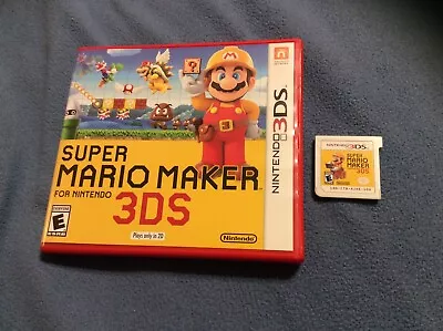 Super Mario Maker 3ds 2016 • $10