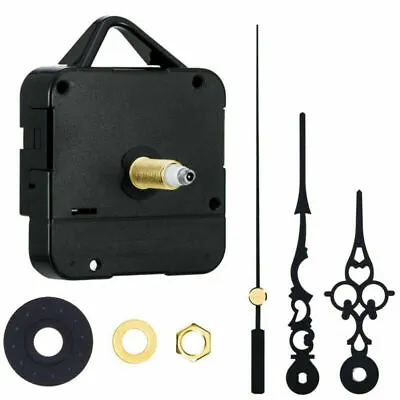 Quartz Wall Clock Movement Mechanism Replacement Motor Repair DIY Tool Part Kit • $3.28