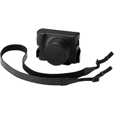 Panasonic Lumix DMW-CLX100 Premium Leather Camera Case For LX100 - Black • £24.99