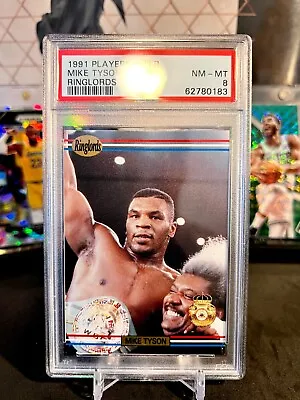 ⭐️ Mike Tyson 1991 Player Interlude Ringlords Psa 8 Nm/mt Low Pop Sp 🔥 • $140