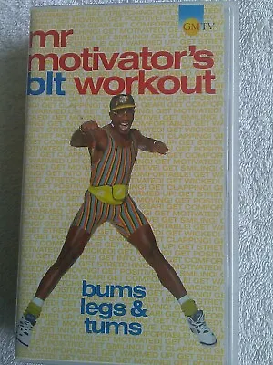 Mr Motivator's BLT Workout - Bums  Legs And Tums VHS REF00101 • £7