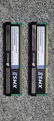 Corsair XMS3 4GB (2x2GB) DDR3 RAM 1600mhz CMX4GX3M2A1600C9 • £9.99