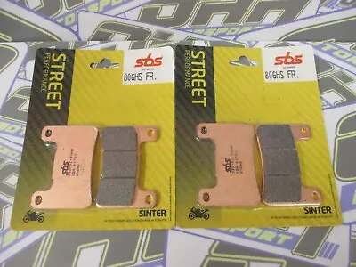 SBS Street Excel Sinter HH Front Brake Pads For Kawasaki Z1000 SX 2011-2019 • £59.20