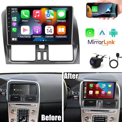 For 2008-2013 Volvo XC60 Radio Apple Carplay GPS Android 13.0 Navi WIFI RDS +CAM • $195.11