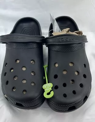 Crocs Classic Clog Black US Men's 11 / Women's 13 Casual Comfort Slip On Shoes • $28.50