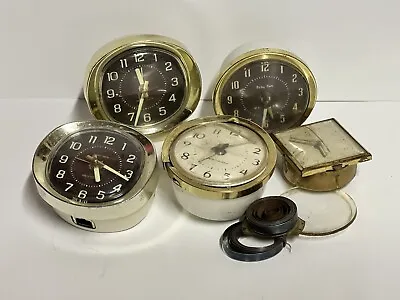 LOT Of Westclox & Artco Vintage Alarm Clocks Untested For PARTS • $45