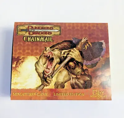 D&D CHAINMAIL Miniature War Game OGRE MERCENARY Metal Mini WOTC OOP Limited Ed • $19.75