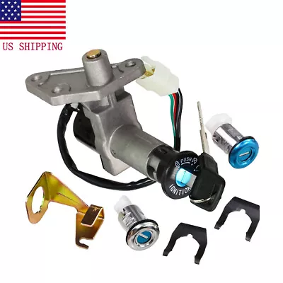 50cc 150cc GY6 Chinese Scooter Moped Ignition Key Switch Parts Lock Gas Cap Kit • $19.60