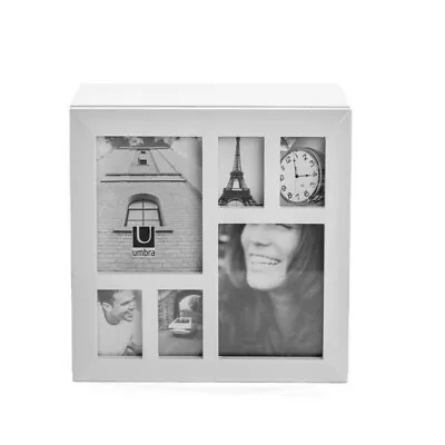 Umbra White Wooden Memory Photo Box Holds 500 6x4  (10x15cm) 500 Prints RARE!  • £47.95