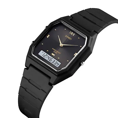 $10.92 • Buy SKMEI Ultrathin Digital Electronic Watch Dual Display  3  Mode V6O1