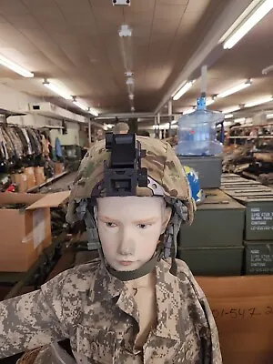 Medium MSA US Army Advanced Combat Helmet ACH W/NEW OCP CoverIMPRVD CHIN STRAP  • $399.99