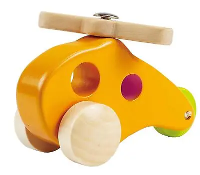 £8.49 • Buy Hape Little Copter Wooden Push And Pull Along Helicopter Toy