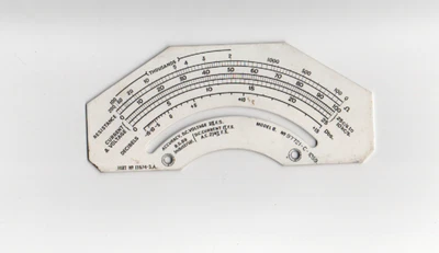 Avometer Model 8 Scaleplate. Good Used Condition. • £8