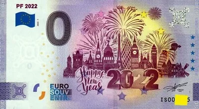 0 Euro Bill - Iceland Happy New Year (PF 2022-1) Anniversary • £4.06