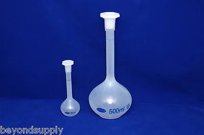 Lab Plastic  Volumetric Flask  500 Ml New • $13.30