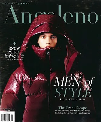 Angeleno Magazine - October 2023 - Men Of Style (cover) L.a.'s Sartorial Stars • $12.99