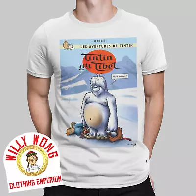 £6.99 • Buy Tintin T-Shirt Graphic Tin Tin 60s 70s 80s Classic Retro Comic Book In Tibet UK