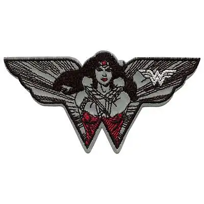 DC Comics Wonder Woman Grayscale Patch Hero Justice Embroidered Iron On • $11.99