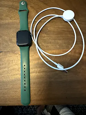 Apple Watch Series 7 41mm Green Aluminum Case Clover Sport Band - (MKN03LL/A) • $175