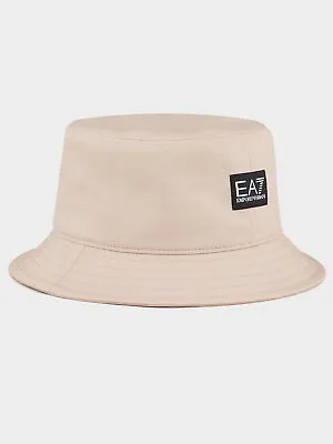 EA7 Emporio Armani Train Core Bucket Hat In Stone • £34.95