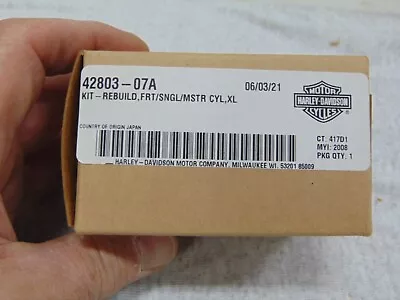 Harley Front Brake Master Cylinder Rebuild Kit 07-13 XL Sportster P/N: 42803-07A • $54.95
