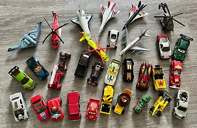 Diecast Plane & Jets Helicopter Matchbox Hotwheels + More Large Lot • $29.95
