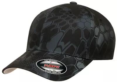 FLEXFIT Classic KRYPTEK 6-Panel Fitted Camo Baseball Cap HAT S/M & L/XL New! • $17.89