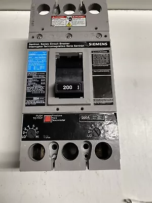 Siemens FXD62B200 200 Amp 600 Vac 2 Pole Circuit Breaker￼ WARRANTY New Surplus ￼ • $499