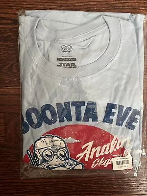 New Funko Pop Star Wars Anakin Skywalker Boonta Eve Pod Race T-Shirt / Shirt XL • $5