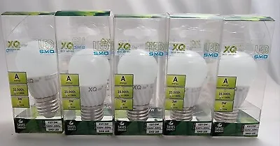 5 X E27 SMD LED LIGHT BULB XQ LITE ECO SERIES 3W WARM WHITE • £9.99