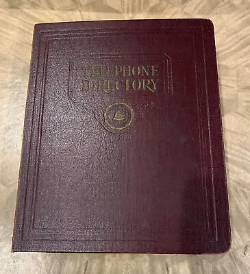 1957 San Francisco Telephone Directory Phone Book. Pacific Telephone Vintage • $399