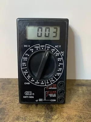 Vintage GB Instruments GDT-190A Digital Multimeter Tested Working • $10.95