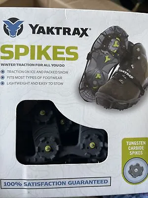 Yaktrax Spikes For Winter  Traction Walking On Ice & Snow Ice Fishing S/M • $17.90