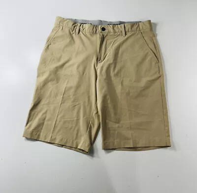 Adidas Golf Chino Shorts Beige Climalite Stretch Men’s Size 34 • $17.95