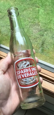 $9.99 • Buy Fancy Old East Palestine OH ACL Soda Bottle Superior Quality Beverages 7 Oz Nice
