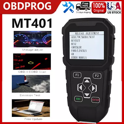 MT401 Car Odometer Mileage Correction OBD2 Scanner Diagnostic Oil Service Reset  • $289