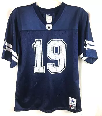 Dallas Cowboys Youth Miles Austin #19 Jersey Size L Blue B3*U • $17.99