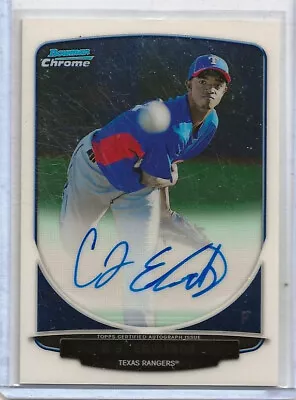 2013 Bowman Chrome Prospects C.J. Edwards Auto • $3