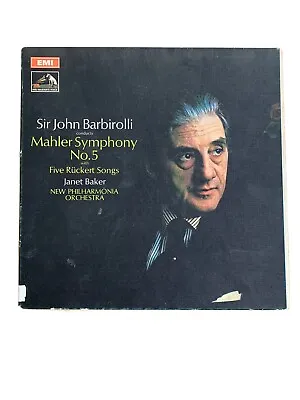  SLS 785 Mahler Symphony No. 5 Barbirolli Janet Baker NM 2xLP EMI Box • £25