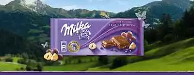  3 X 100g Milka Raisin And Nuts Chocolate Bars NEW And Free Shipping !! • $14.99