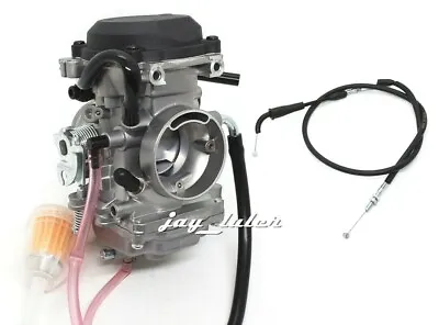 Carburetor & Throttle Cable For Yamaha TTR225 1999-2004 • $44.99