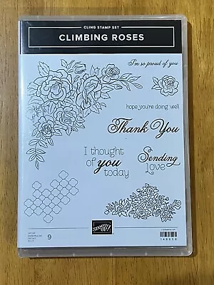 Stampin’ Up! Retired Used Climbing Roses Stamp Set 148658 • $15