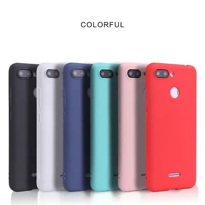 Silicone Rubber Frosted TPU Cover Case For Xiaomi Redmi 9A 8A Note 9 8 7 6 5 Pro • $3.77