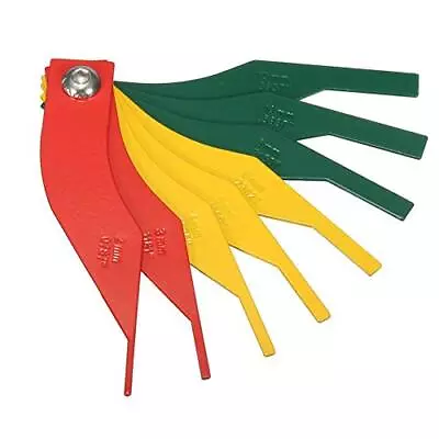 8-Pc Brake Lining Thickness Gauge Measure Disc And Drum Brake Pads Color-Coded • $12.36