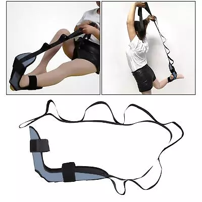 Yoga Ligament Stretching Strap Belt Multi-Loop Ankle Stretcher Leg Stretcher For • £5.87