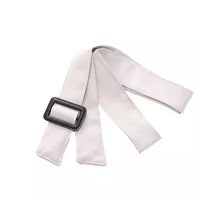 Coat Belt Adjustable Buckle Decorative Lady Dress Trench Coat Wide Belt Soft • £6.55
