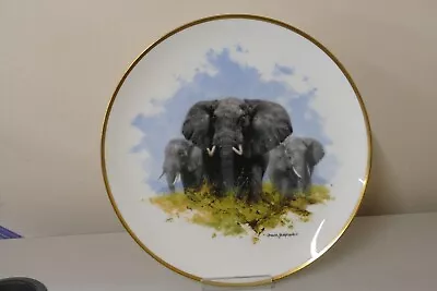 Wedgewood The David Shepherd Wildlife Collection Plate - Elephant 26cm (MO) • £2.99