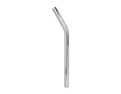 $9.99 • Buy NEW Bicycle Lay-Back Steel Seat Post W/O Support 22.2mm Chrome Old School BMX 