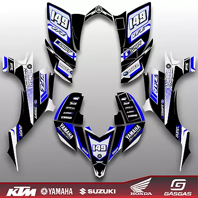  Yamaha YFZ 450 Graphics Kit 2003 2004 2005 2006 2007 2008 Stickers Decals Kit • $150